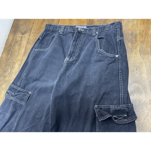 Breakdown Vtg 90s Denim Jnco Style Baggy Wide Leg Jeans Men's Size 32 - Picture 4 of 12